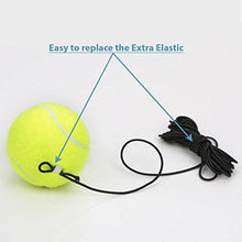 Load image into Gallery viewer, by.RH Fight Ball Reflex | Boxing Balls on String with Headband Training Speed Reaction Set Kit Hat Head Band Refex Punching Focus Reflexes Trainer Practice Punch Fitness Gym Boxer Cap… (Tennis Ball)