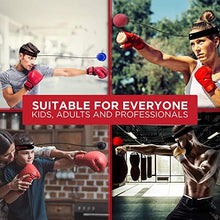 Load image into Gallery viewer, Boxing Reflex Ball by Champs - Boxing Equipment Fight Speed, MMA Boxing Gear Pro Punching Ball - Great for Reaction Speed and Hand Eye Coordination Training Reflex Bag Alternative (Set of 4)