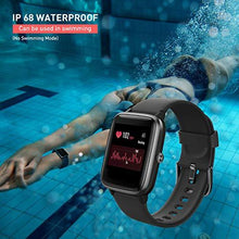 Load image into Gallery viewer, Fitpolo Fitness Tracker Watch with Heart Rate and Sleep Monitor - Activity Tracker Waterproof Smart Wristband Watch, Step Calorie Counter, Pedometer Android iPhone Compatible for Women Men Kids