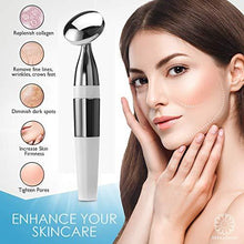 Load image into Gallery viewer, Face Massager Anti Wrinkle Skin Tightening Boost effects of Face Cream & Serum Anti-aging Skin Care Beauty tool (white)