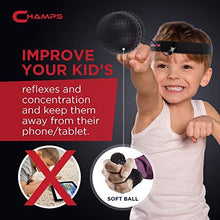 Load image into Gallery viewer, Boxing Reflex Ball by Champs - Boxing Equipment Fight Speed, MMA Boxing Gear Pro Punching Ball - Great for Reaction Speed and Hand Eye Coordination Training Reflex Bag Alternative (Set of 4)
